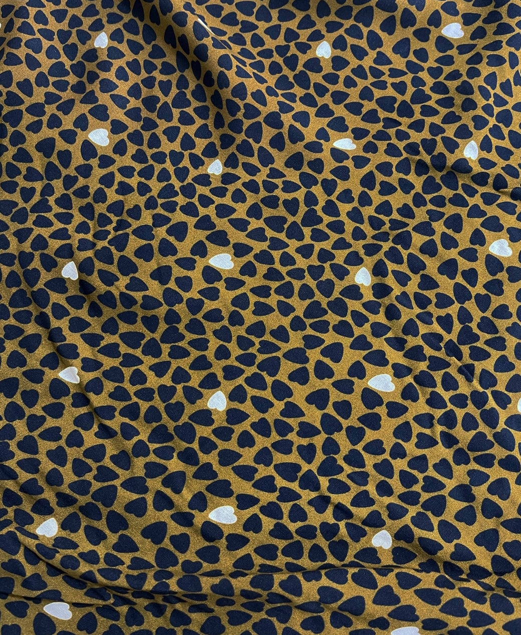 Tissu Augustine & Balthazar viscose coeurs graou