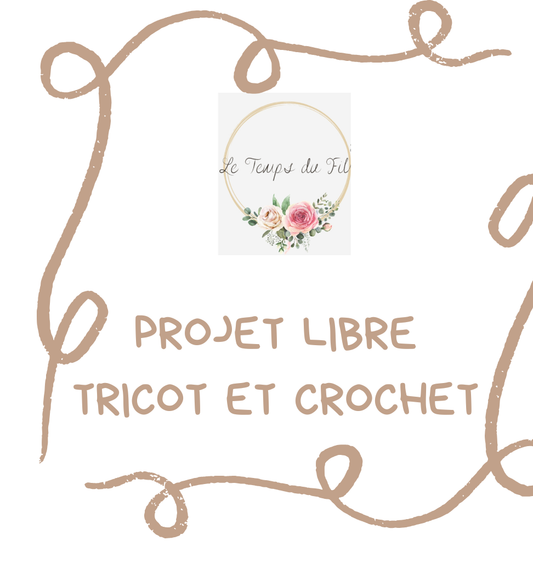 PROJET LIBRE TRICOT CROCHET