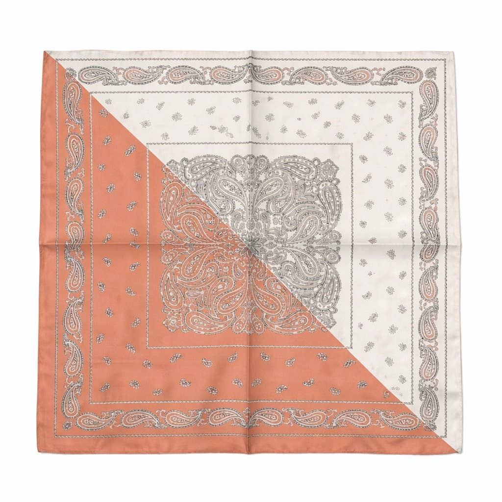 Foulard à motif 65 X 65 CM FL382DF: Rose / 100% Polyester