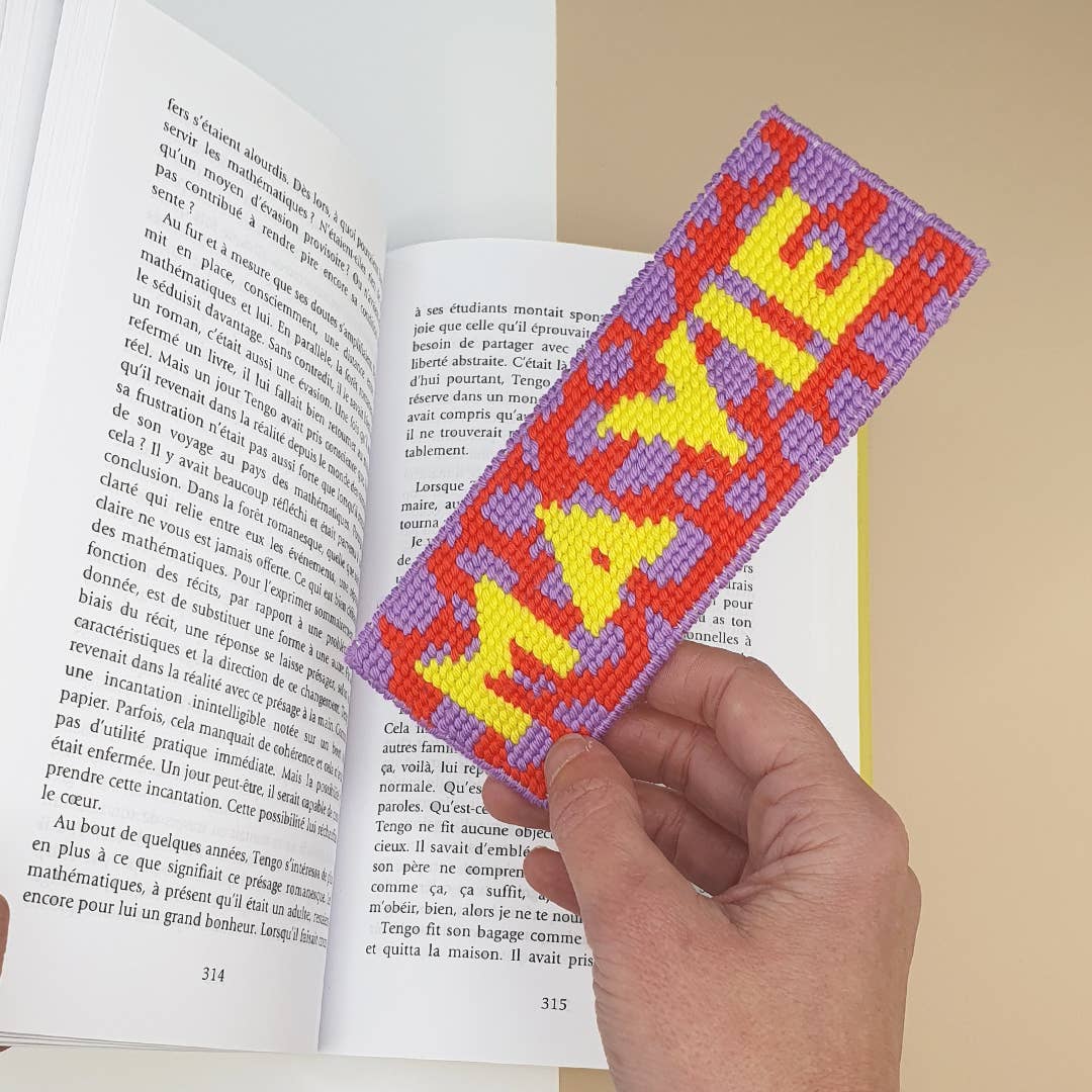 Kit Canevas - DIY -  marque-page Ma vie