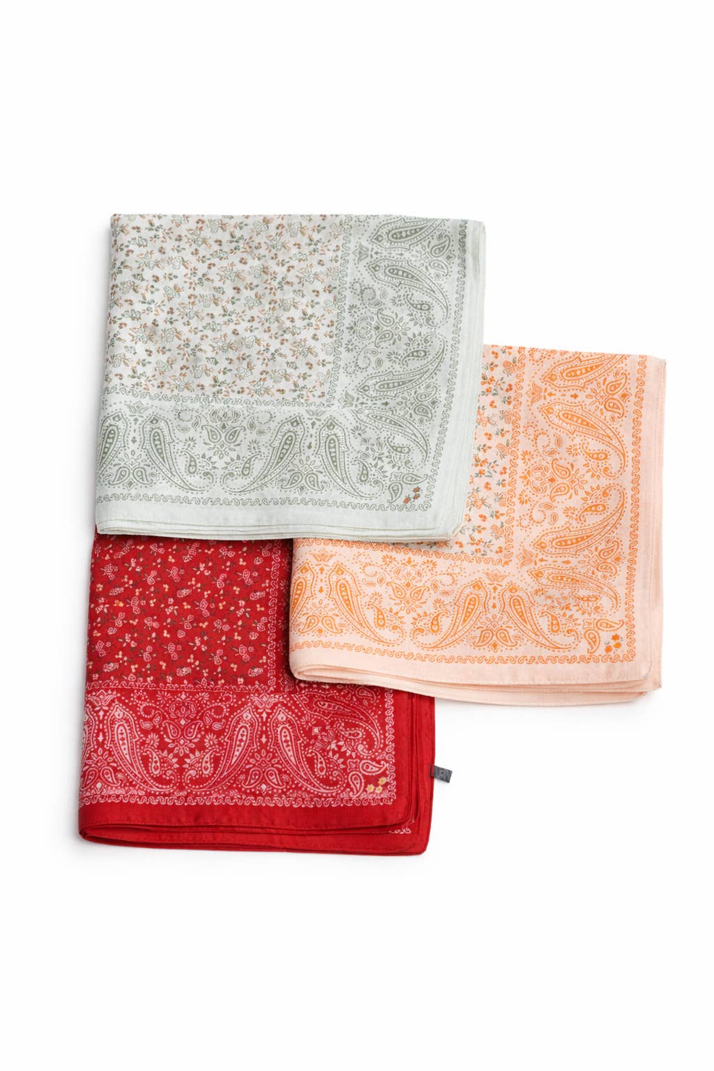 Foulard à motif 65 X 65 CM FL506DF: Rouge / 100% Polyester