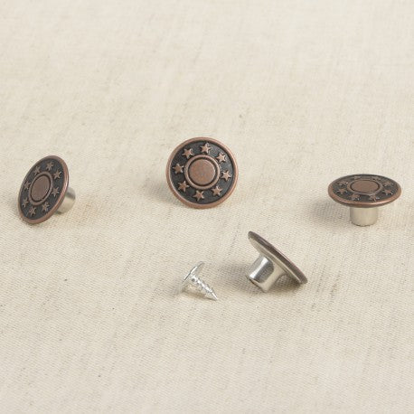 M280 - BOUTONS JEANS 17MM*6 SETS
