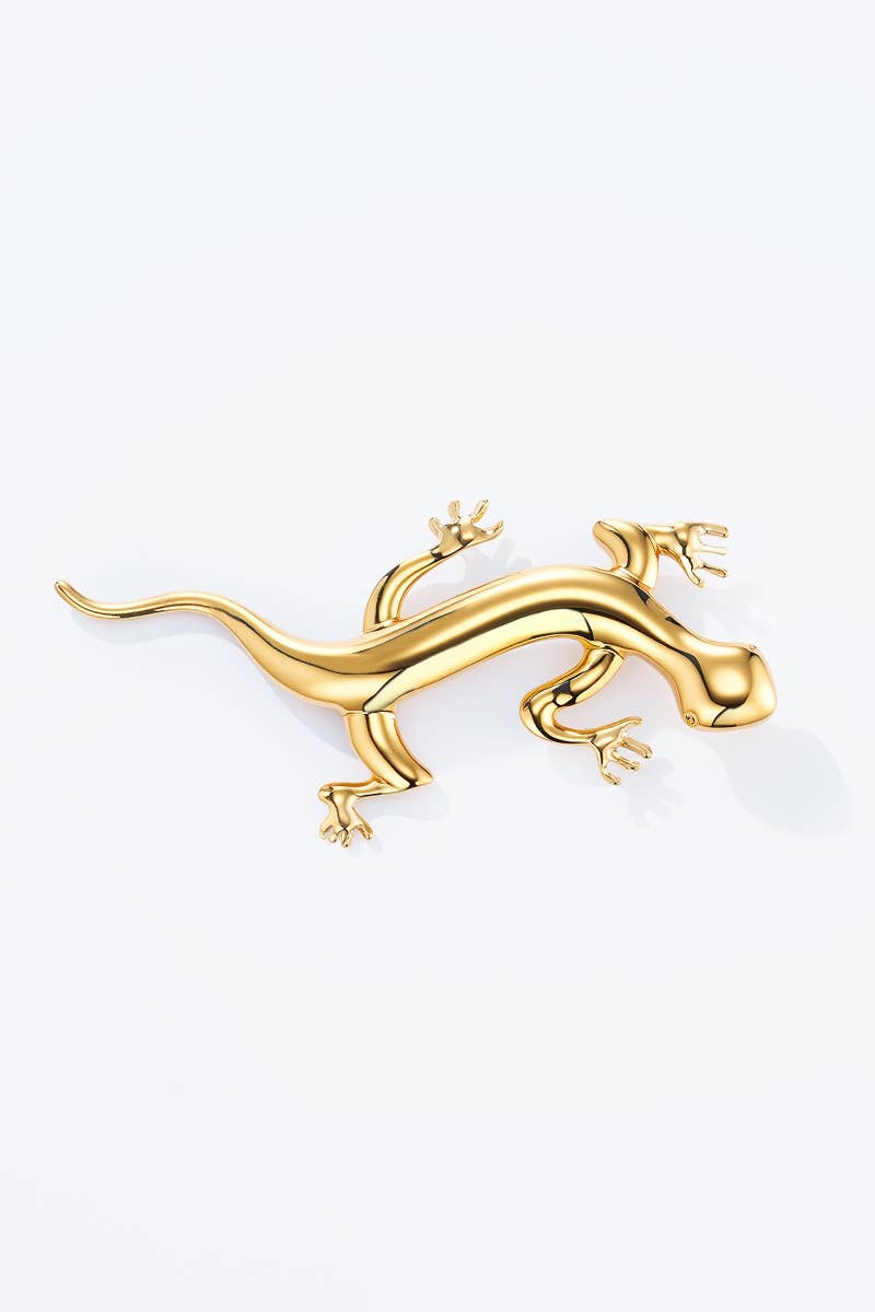 Broche en acier inoxydable BHYRX125: Or / 100% Acier inoxydable