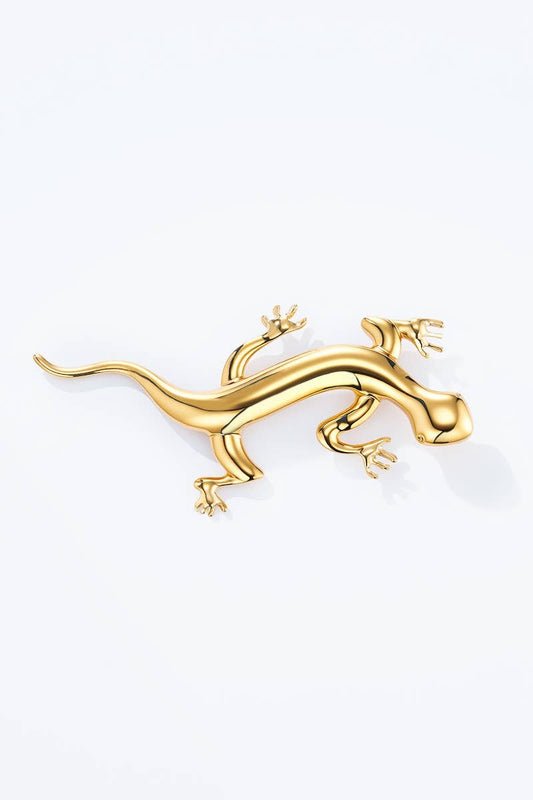Broche en acier inoxydable BHYRX125: Or / 100% Acier inoxydable