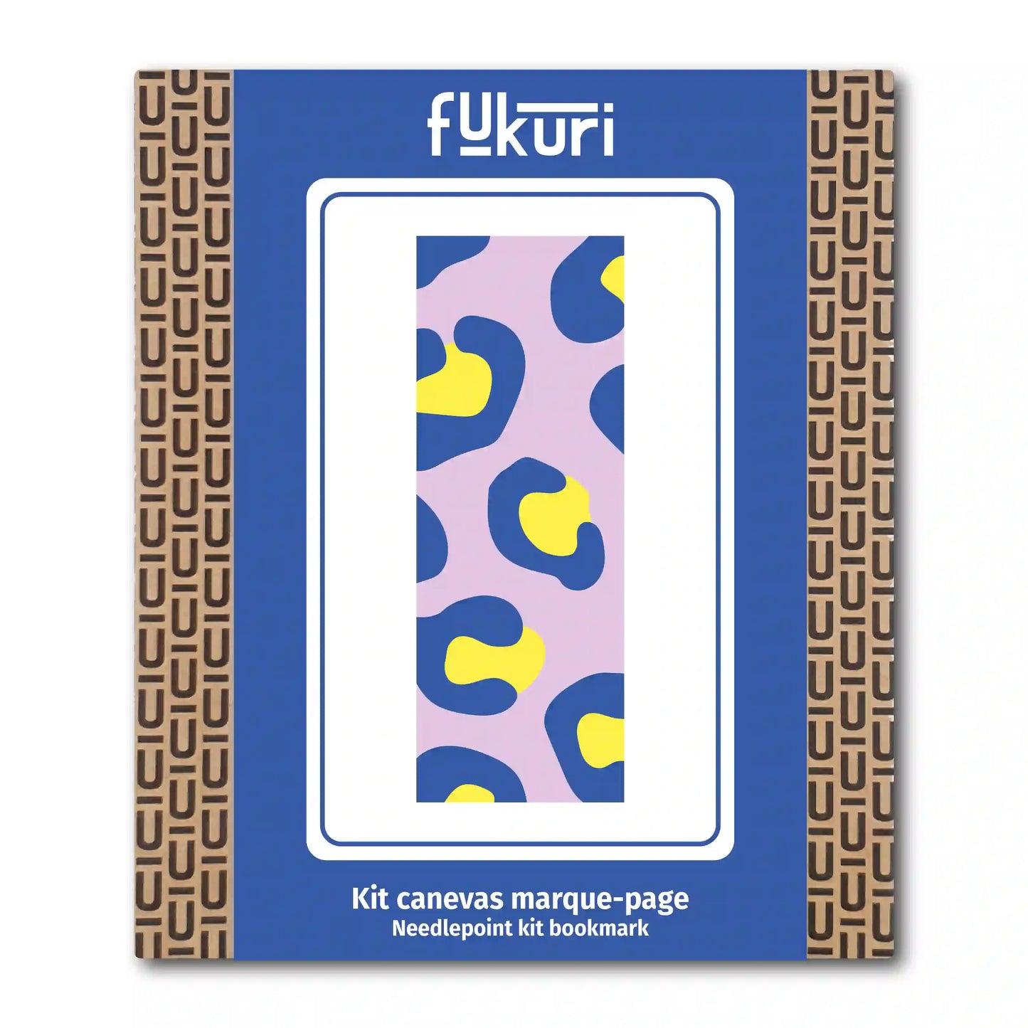 Kit Canevas - DIY -  marque-page Léopard