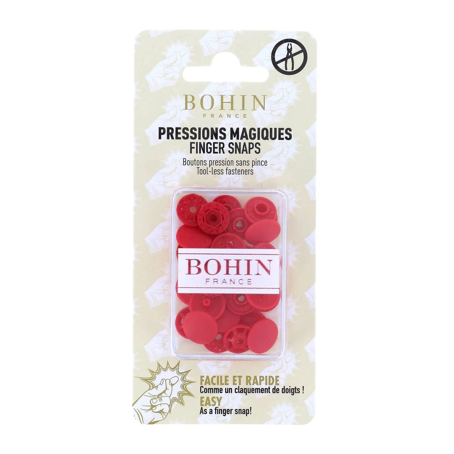 Pressions magiques Boutons pression sans pince 13 mm