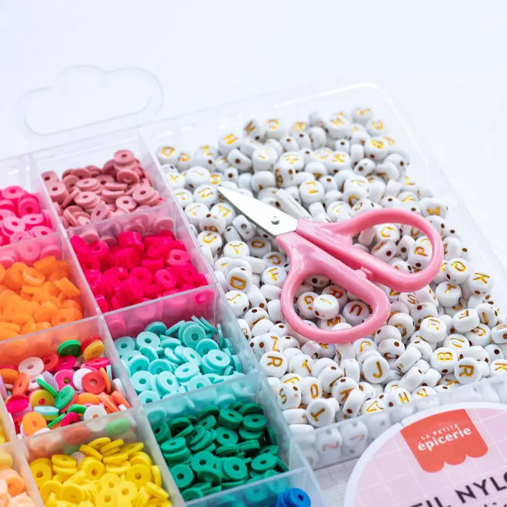 Boîte de 16 couleurs de perles heishi 6 mm - Pop