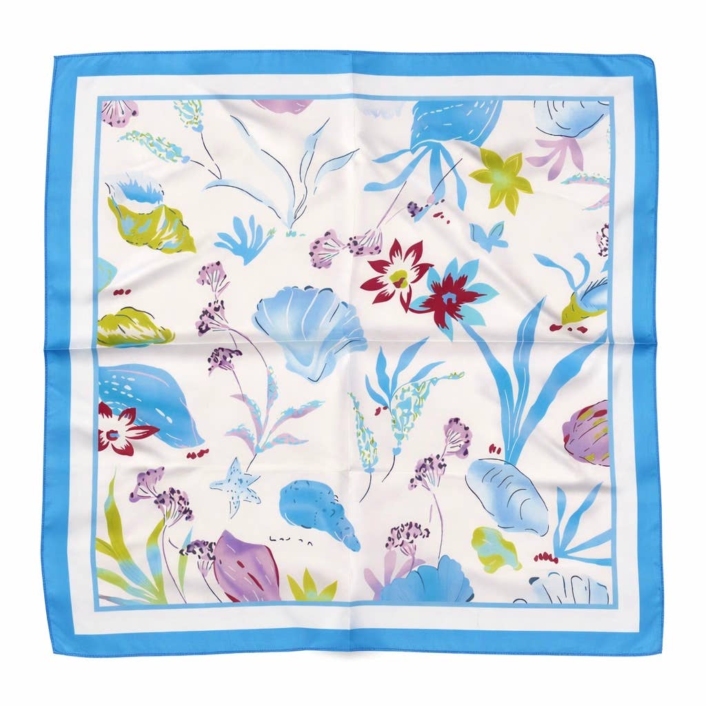 Foulard à motif 65 X 65 CM FL348DF: Fuchsia / 100% Polyester
