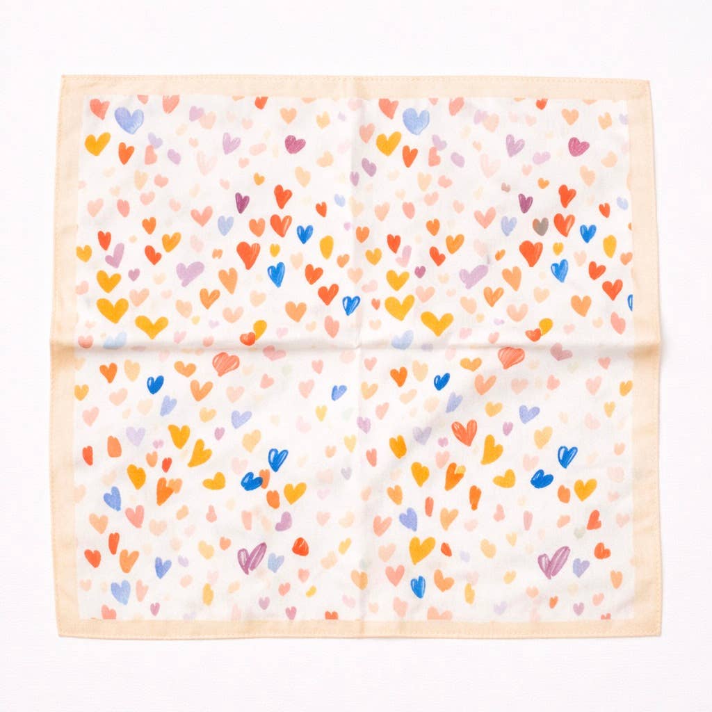Foulard à motif 65 X 65 CM FL327DF: Jaune / 100% Polyester