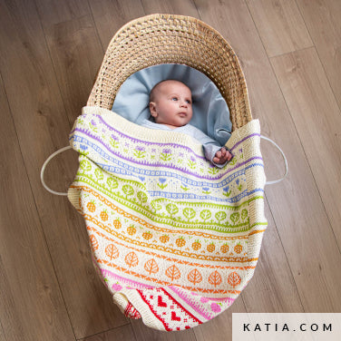 Kit Rainbow Garden KAL 2026 – Katia Fair Cotton