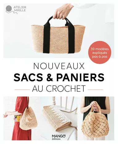 Nouveaux sacs et paniers au crochet