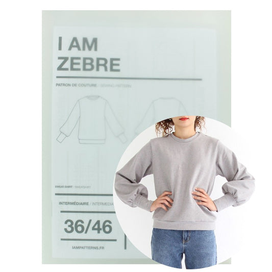 Patron Femme I AM Sweat- Shirt - I am Zebre