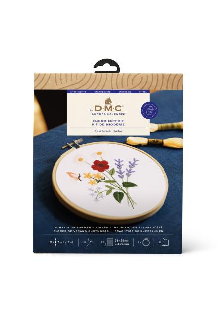 Somptueuses fleurs d’été Kit broderie TB219