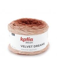 Fil chenille degradé Katia Velvet Dreams nu