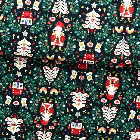 Tissu coton Dashwood - Nordic - Noël