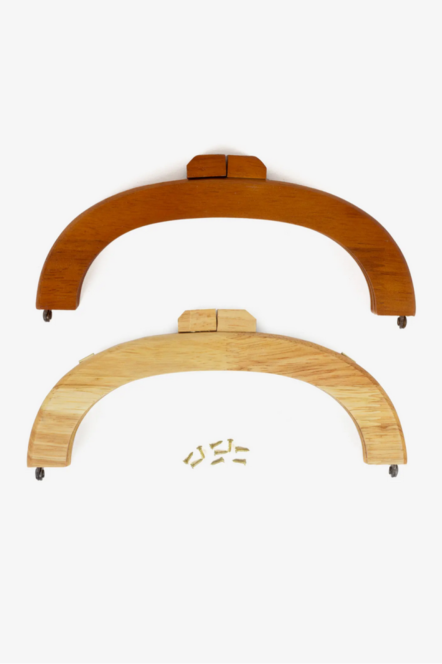 Anses fermoir en bois 1 pièces Magnetique