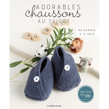 Adorables chaussons pour bébé au tricot