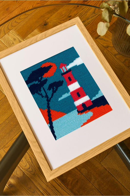 KIT TAPISSERIE PHARE PAR NATHALIE WEINZAEPFLEN