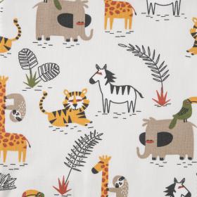 COTON SAVANE ANIMAUX