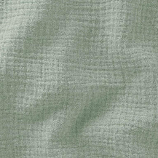 Double gaze uni VERT DE GRIS